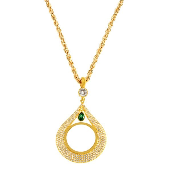 İçi Boş Yarımlık Damla Kolye