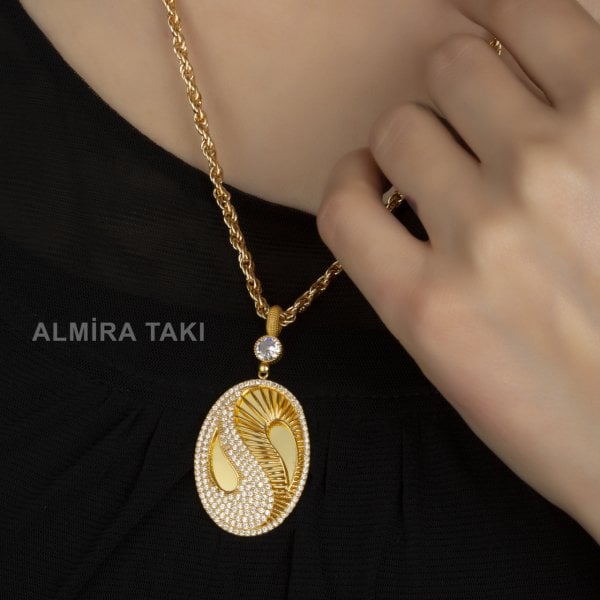 Taşlı Sonsuzluk Kolye