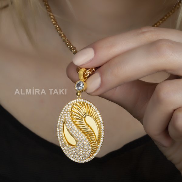 Taşlı Sonsuzluk Kolye