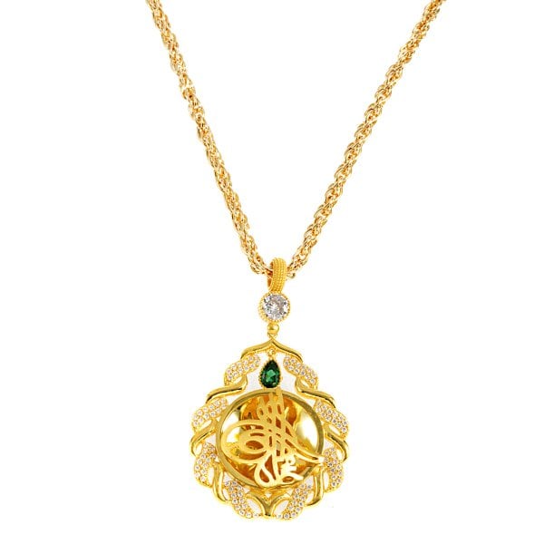 Tuğralı Saçörgü Kolye