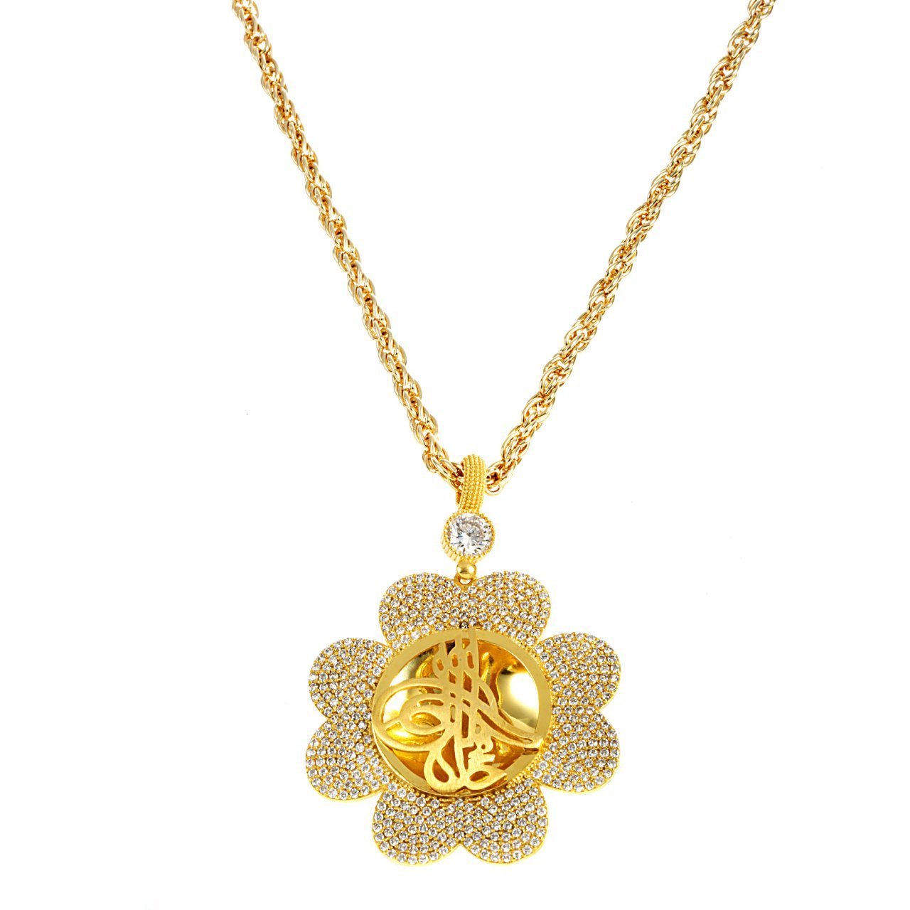 Tuğralı Papatya Kolye