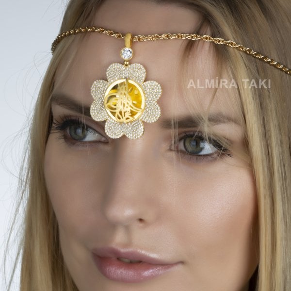 Tuğralı Papatya Kolye