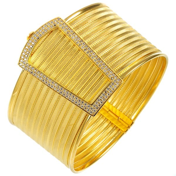 Trabzon Hasırı Kenarı Taşlı Kelepçe