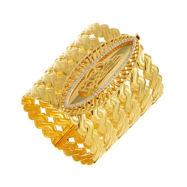 Saçörgü Geniş Tuğralı Kelepçe