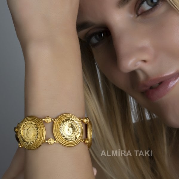 Pres Üç Çeyrekli Bileklik