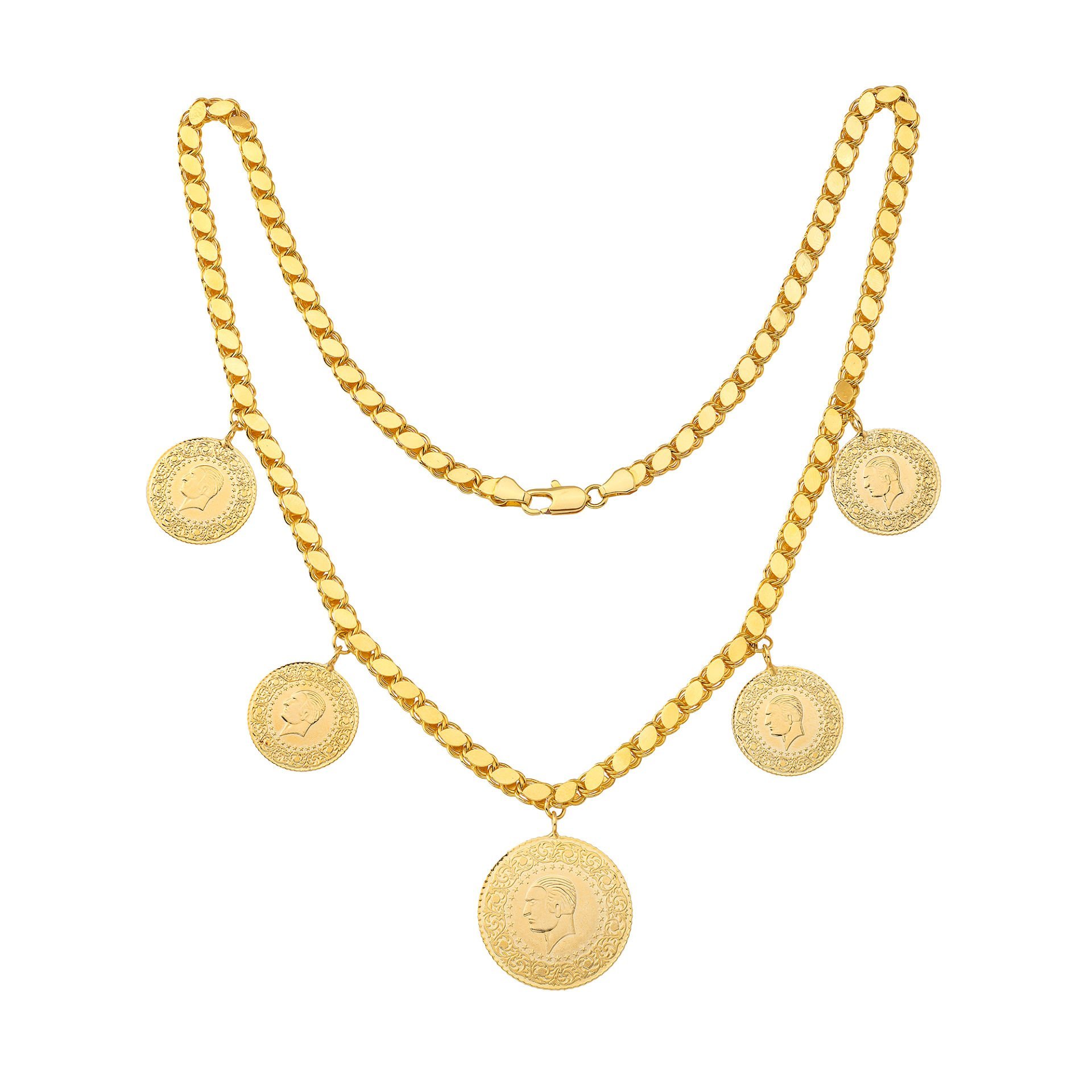 60 CM PULLU  BEŞLİ DİZME ( 4 YARIM 1 TAM )