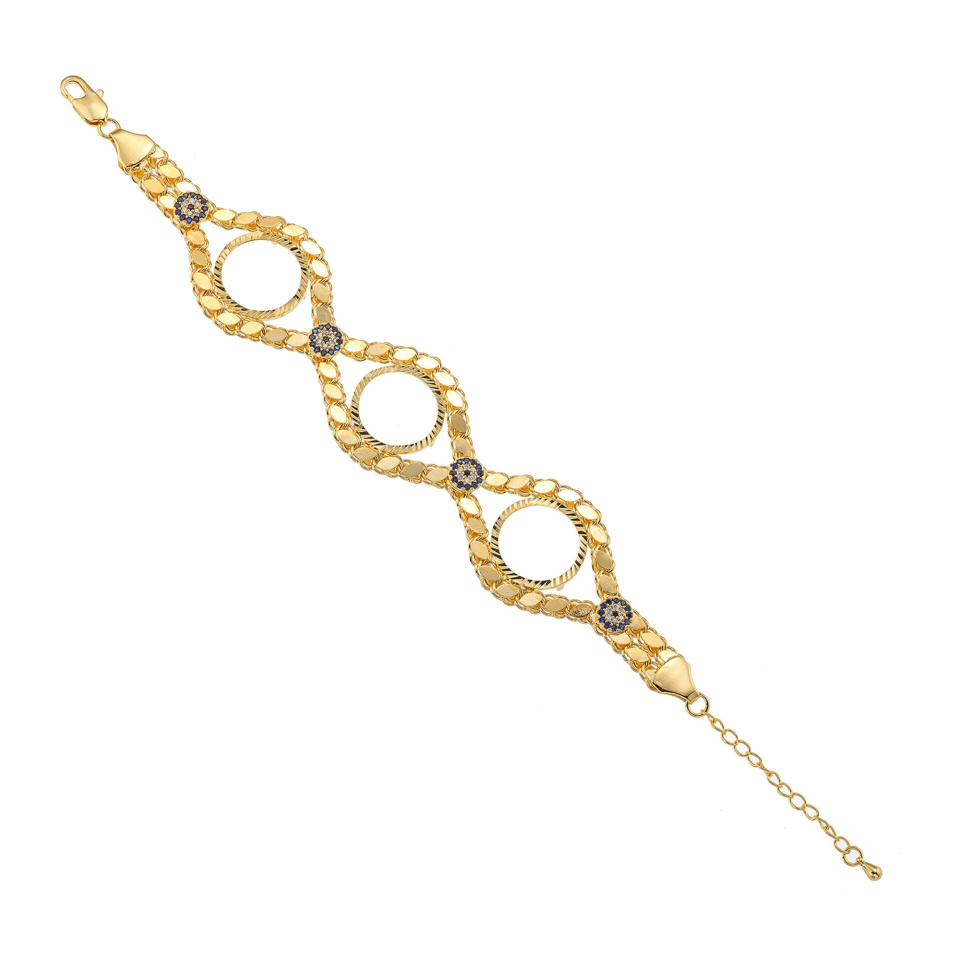 PULLU 3 LÜ ÇEYREK UYUMLU BİLEKLİK