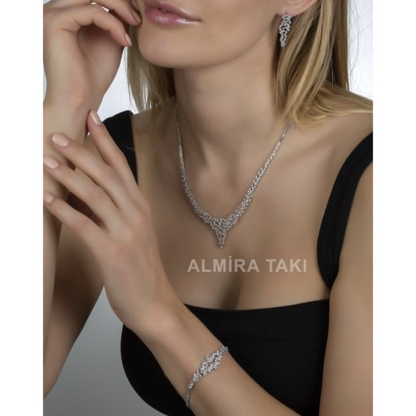 Elmas Montürlü Düz Su Yolu Set