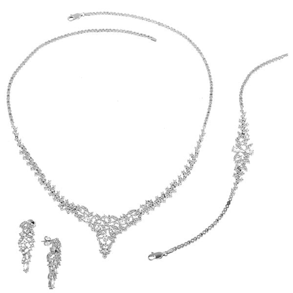 Elmas Montürlü Düz Su Yolu Set